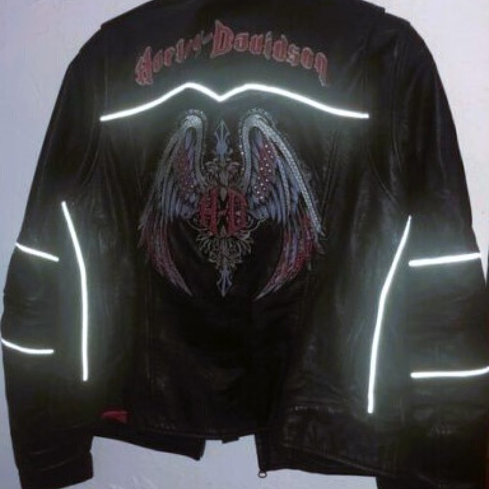 Harley Davidson Women's ROAD ANGEL 3 in 1 Black Leather Jacket Small NWOT‌‌ - Picture 12 of 13